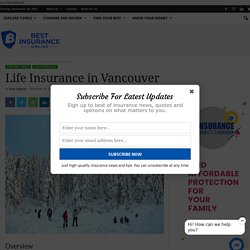 Life Insurance in Vancouver