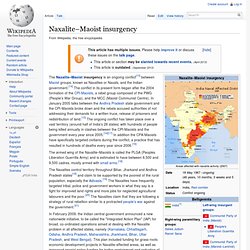 Naxalite-Maoist insurgency