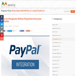 How to Integrate Online Payment into your Website
