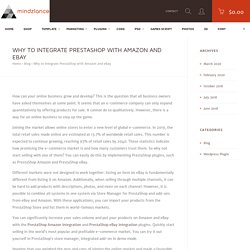 Why to integrate PrestaShop with Amazon and eBay