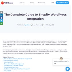 How to integrate Shopify with WordPress (The Complete Guide)