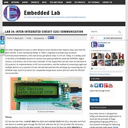 Lab 14: Inter-Integrated Circuit (I2C) communication