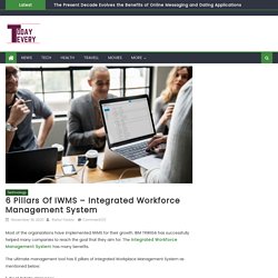 6 Pillars Of IWMS - Integrated Workforce Management System