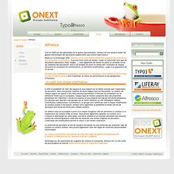 Onext - intégrateur Alfresco