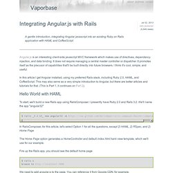 Integrating Angular.js with Rails