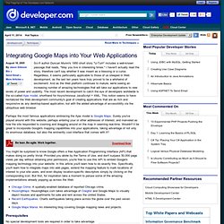 Integrating Google Maps into Your Web Applications