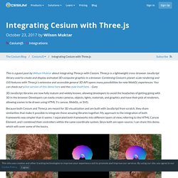 Integrating Cesium with Three.js
