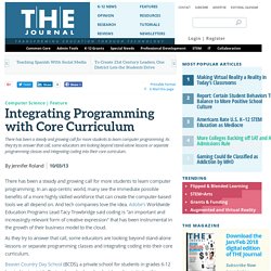 Integrating Programming with Core Curriculum