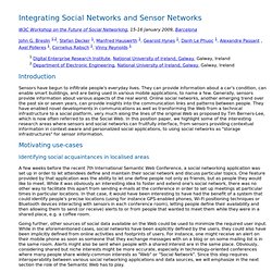 Integrating Social Networks and Sensor Networks