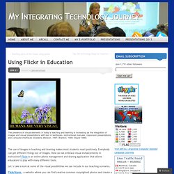 Using Flickr in Education