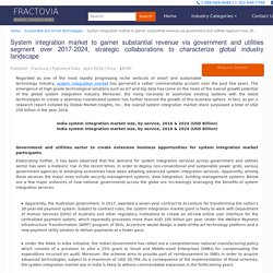 System Integration Market Analysis - Global Forecast Report 2024 - Fractovia.org