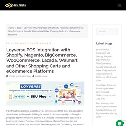 Loyverse POS Integration with Shopify, Magento, BigCommerce and eCommerce Platforms