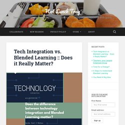 Tech Integration vs. Blended Learning