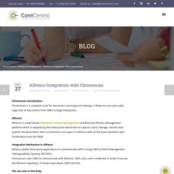 Alfresco Integration with Chronoscan