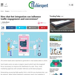 How chat-bot integration can influence traffic engagement and conversions?