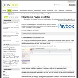 Intégration de Paybox avec Odoo — Anybox : consultants/développeurs Odoo