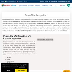 SugarCRM Integration