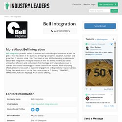 Bell Integration - industrial suppliers - Industrial Products and News