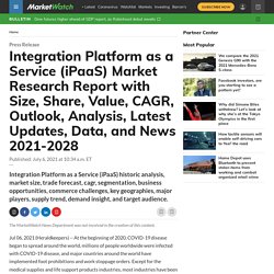 Integration Platform as a Service (iPaaS) Overview, Size, Share and Trends 2021 -2028