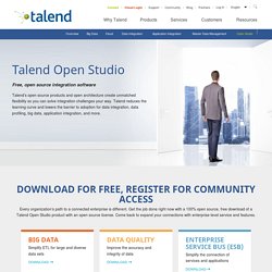 Open Studio Integration Software Platform