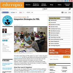 Integration Strategies for PBL