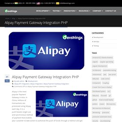 Alipay Payment Gateway Integration PHP