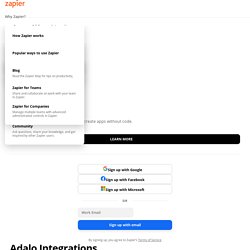 Connect Your Apps with Zapier