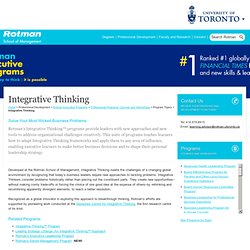 Integrative Thinking