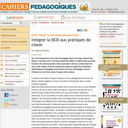 Intégrer la BCD aux pratiques de classe