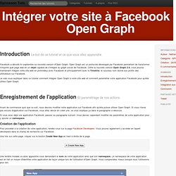 Intégrer votre site à Facebook avec Open Graph - Syrinxoon Tuts
