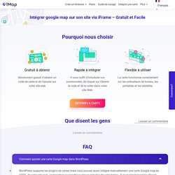 Intégrer Google Map HTML iFrame - Intégrer une carte interactive sur son site web