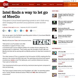 Intel finds a way to let go of MeeGo
