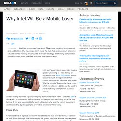 Why Intel Will Be a Mobile Loser