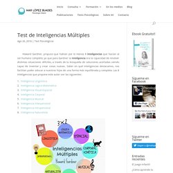 Test de Inteligencias Múltiples - Mar López Buades