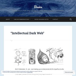 “Intellectual Dark Web” – Basics