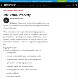 Intellectual Property - Small Business Encyclopedia