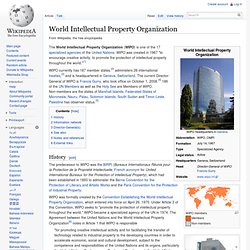 World Intellectual Property Organization - Wiki
