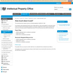 How much does it cost to apply for a UK patent?