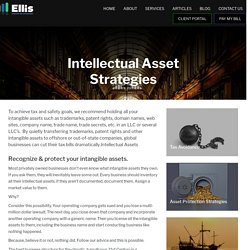 Intellectual Asset Strategies