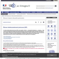 Élèves intellectuellement précoces (EIP) - ac-limoges.fr