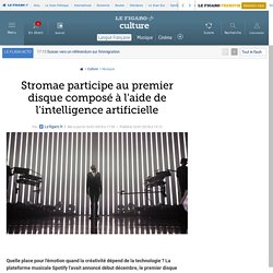 Stromae participe au premier disque composé à l'aide de l'intelligence artificielle