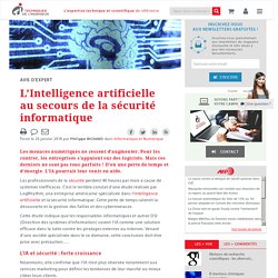 26 janvier 2018 - L’Intelligence artificielle au secours de la sécurité informatique