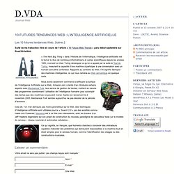 10 Futures Tendances Web : L’intelligence artificielle : D.VDA, Journal Web