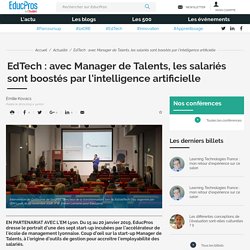 EdTech : avec Manager de Talents, les salariés sont boostés par l'intelligence artificielle