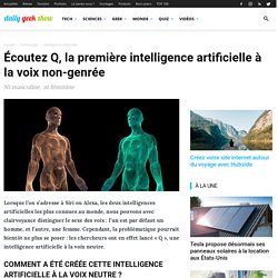 Écoutez Q, la première intelligence artificielle à la voix non-genrée