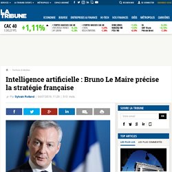 Intelligence artificielle : Bruno Le Maire précise la stratégie française