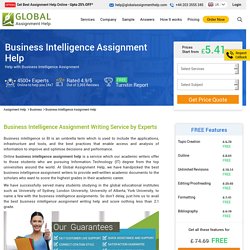 Business Intelligence Assignment Help and Writing Service