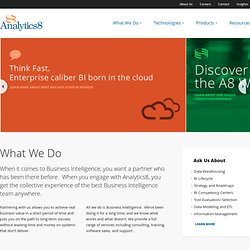 Analytics8 | Awaken your business intelligence