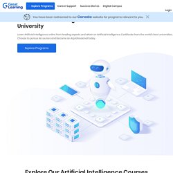 Top Artificial Intelligence Online Courses - AI Certificate Programs