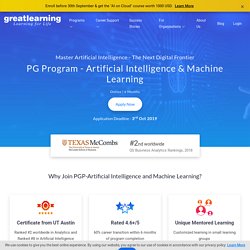 Artificial Intelligence and Machine Learning certification